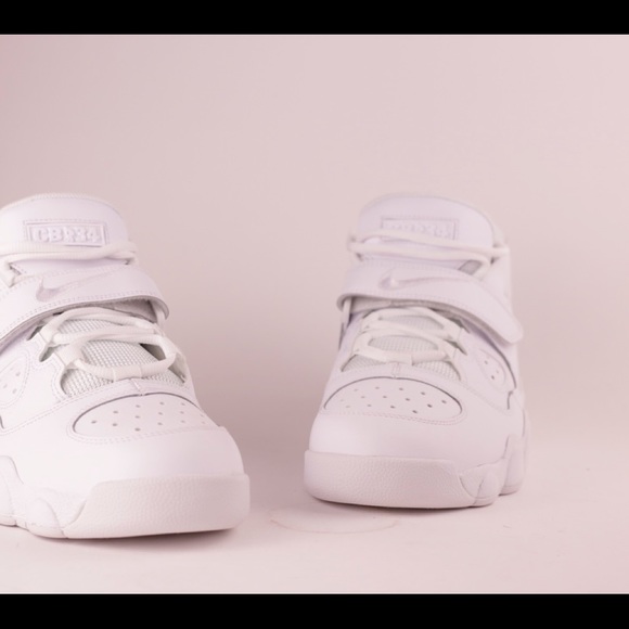 Nike Air CB 34 Charles Barkley Triple White Mens - Picture 5 of 8